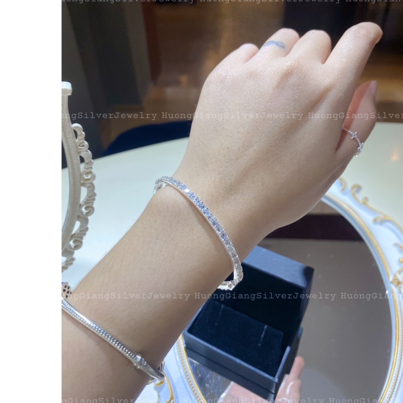 Vòng Full Đá Bạc S925 - HuongGiangSilver