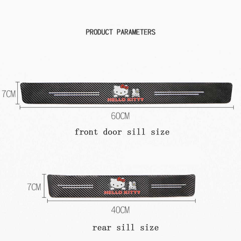 Dải Dán Sợi carbon Chống Trầy Trang Trí Xe Hơi