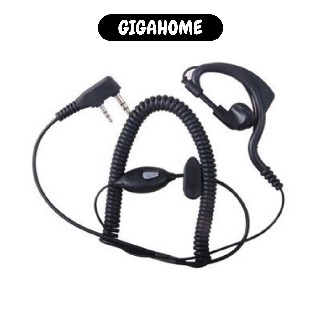 Tai Nghe Bộ Đàm GIGAHOME Dây Xoắn, Độ Bền Cực Cao, Tương Thích Nhiều Loại 2640