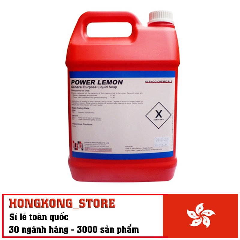 Nước lau sàn đa năng POWER LEMON 5L - Nước lau sàn siêu sạch