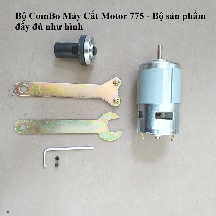 máy cắt,máy mài - Bộ chế máy mài cắt motor 775 150w