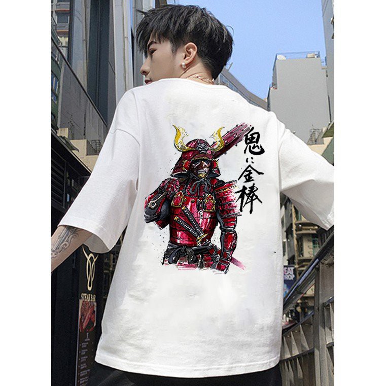 Áo thun unisex form rộng phong cách Nhật Bản đẹp độc lạ vải dày mịn 2019T1658