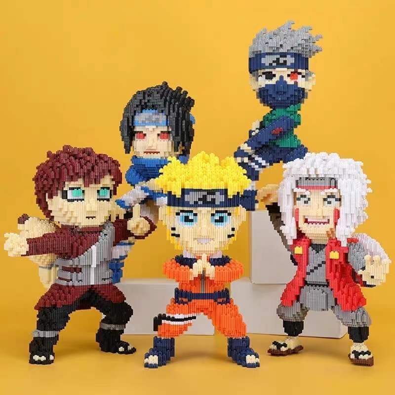 lego demon slayer lego naruto Bộ Đồ Chơi Lắp Ráp Naruto I Love Particle