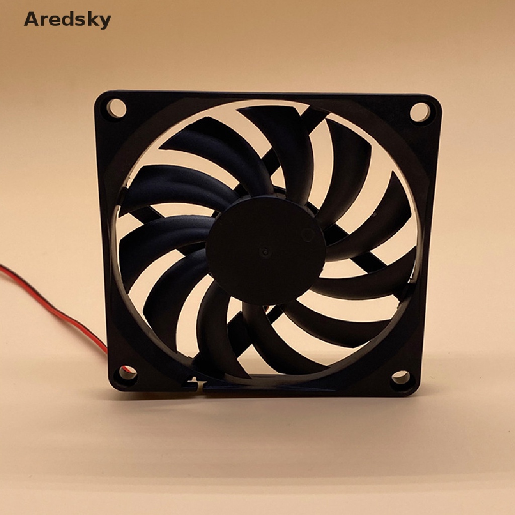 Quạt tản nhiệt không chổi than 2 pin 8010 5V 12V 24V 80x80x10mm