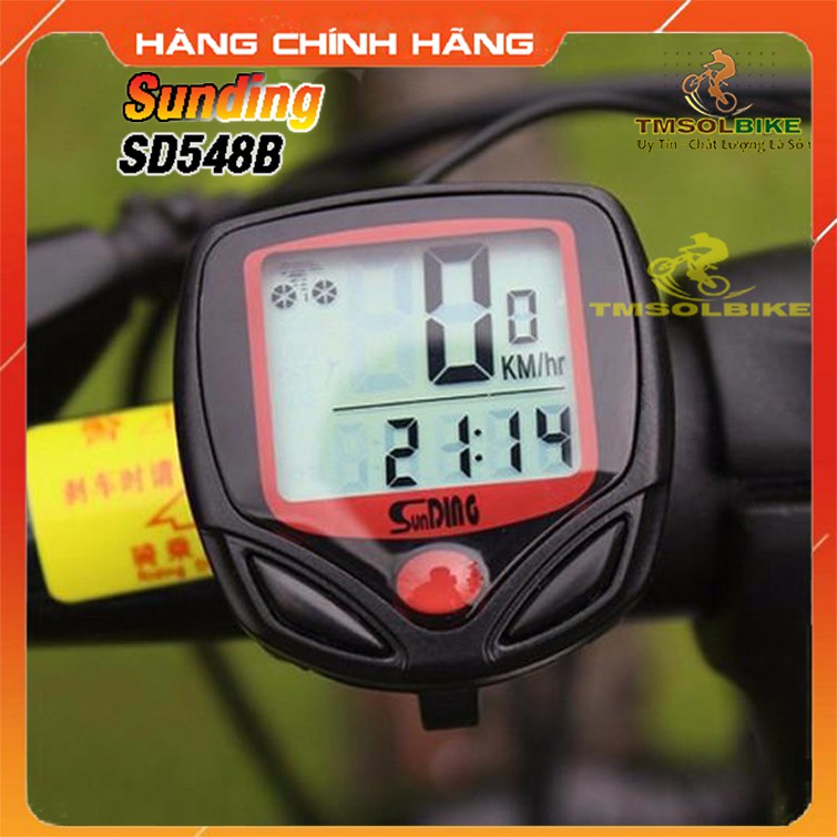 Đồng hồ xe đạp Sunding SD 548B – Hàng Chính Hãng