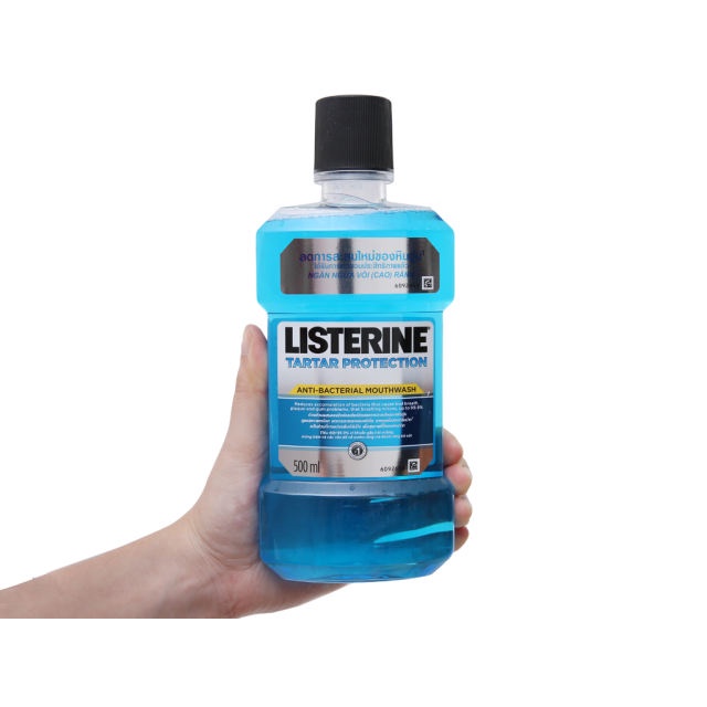 Nước súc miệng ngừa vôi răng Listerine Tartar Protection 500ml