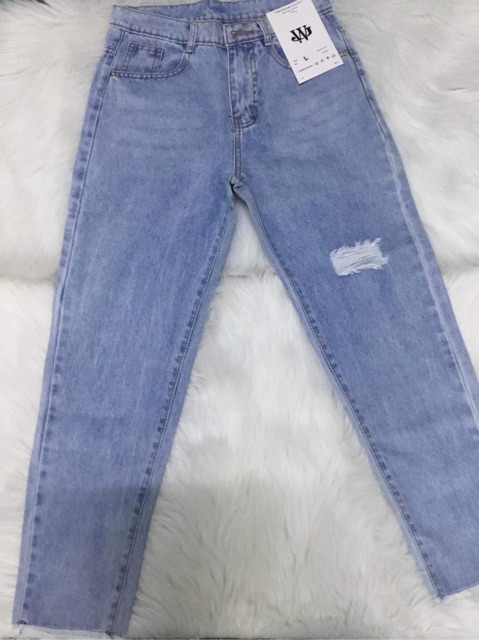 Quần baggy jean rách gối (BG 359) | BigBuy360 - bigbuy360.vn