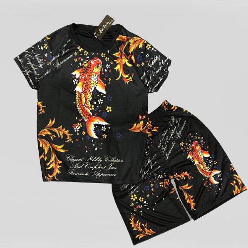 Quần áo nam, bộ thể thao 3D Mẫu Cá Chép Đỏ Lazano Shop