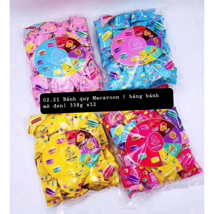 Bánh quy Macaron mix siêu ngon gói 300-338g Đài loan