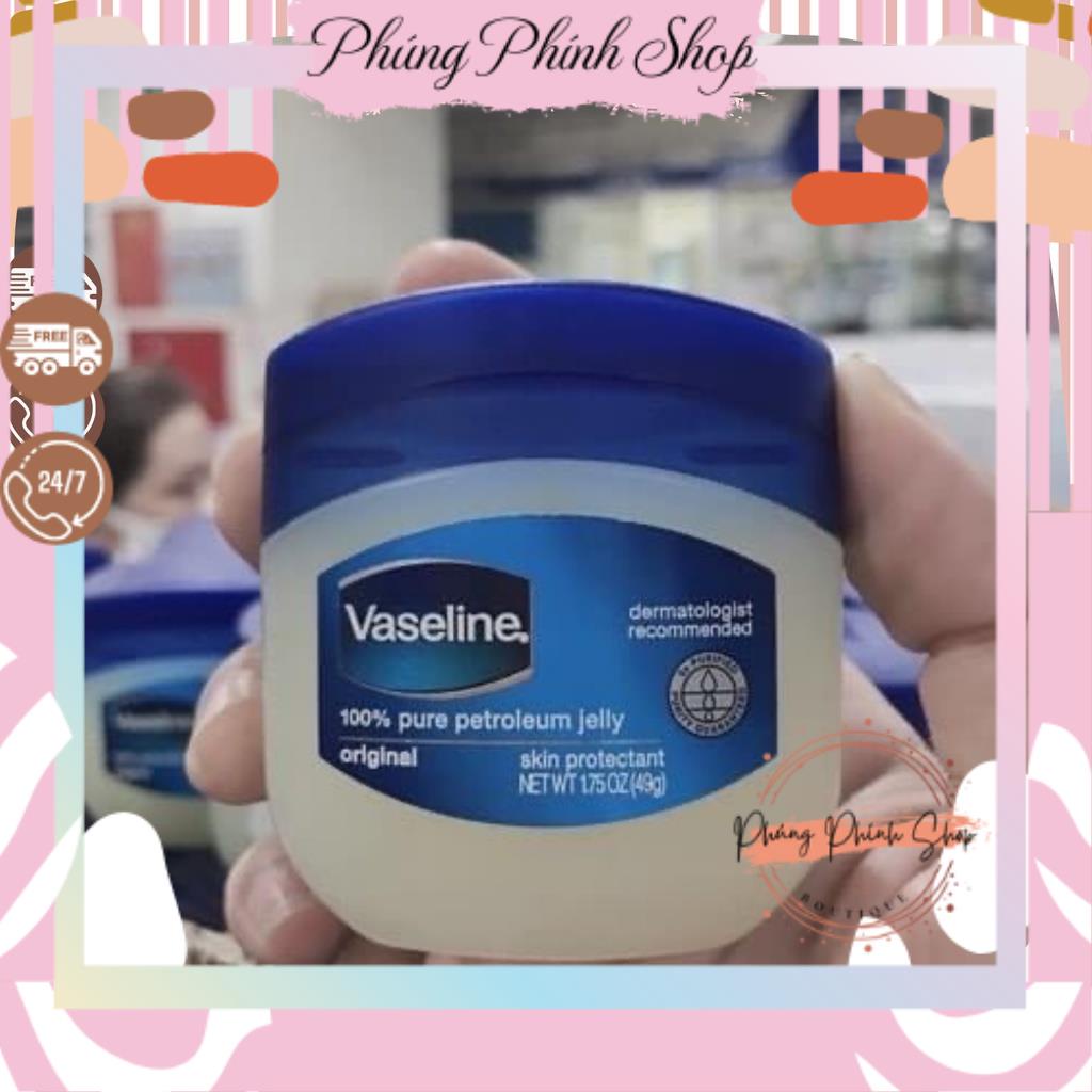 Vaseline dưỡng môi lip therapy Original Blueseal 50ml Hàng Mỹ đi Air