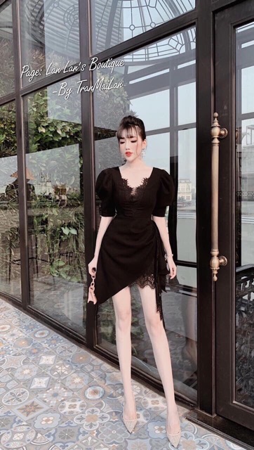 Đầm phối chân ren thiết kế bigsize 55kg-85kg | BigBuy360 - bigbuy360.vn