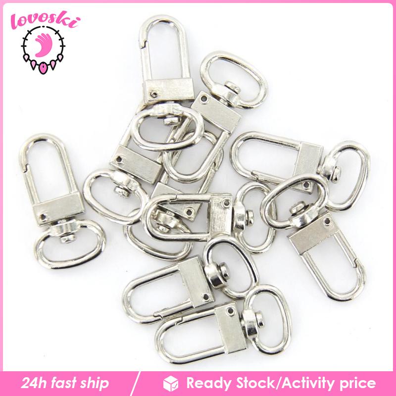 [Lovoski] Set 10 Móc Khóa Tôm Hùm Xoay 20mm Thủ Công