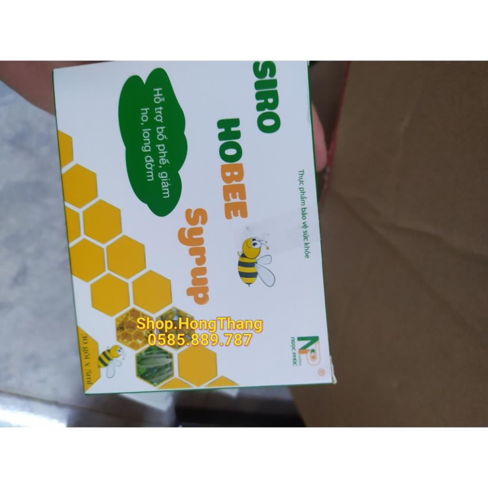 Siro Hobee Syrup bổ phế giảm ho long đờm hộp 30 gói