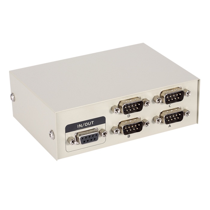 Bộ chia RS232 vào 4 ra 1 MT-VIKI MT-232-4 chuyển mạch vào ra tín hiệu RS232