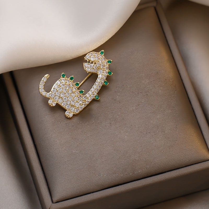 Kẹp Tóc Hình Khủng Long Hoạt Hình Đính Đá