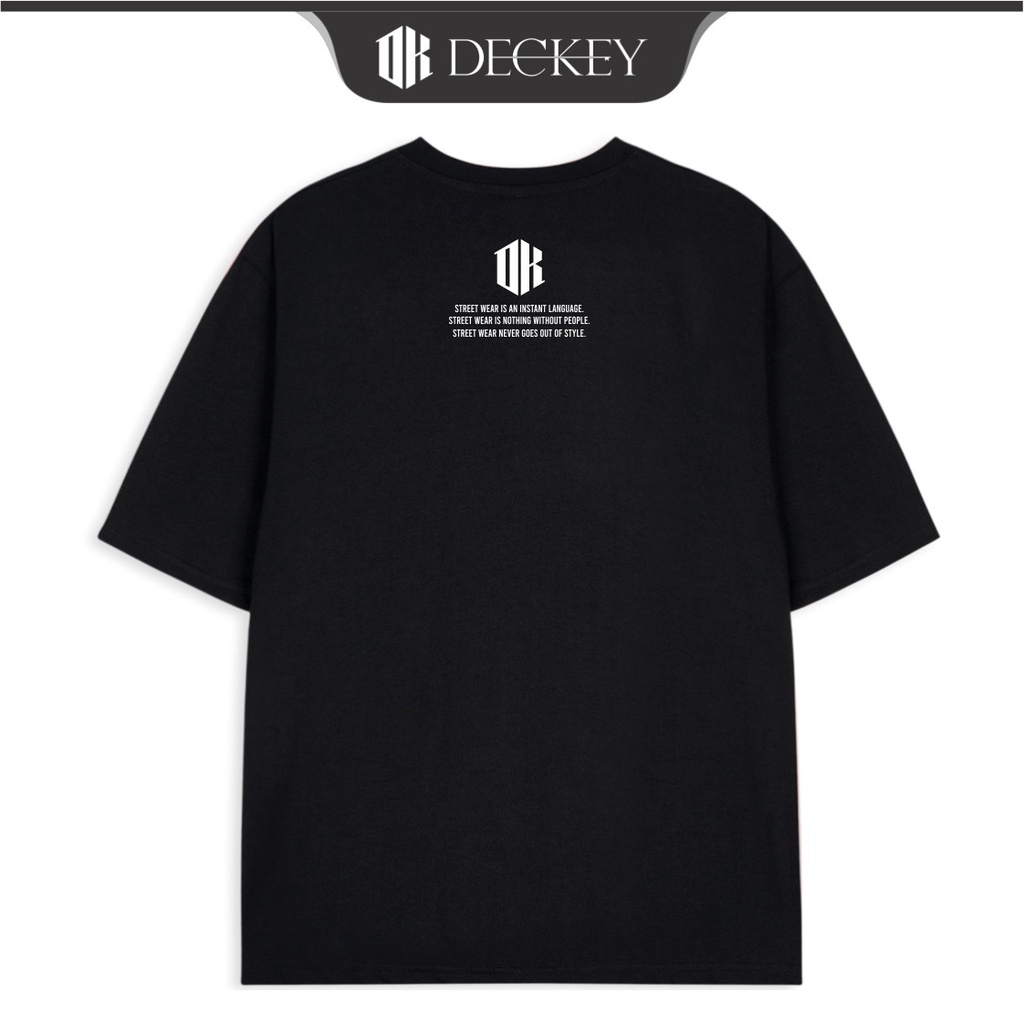 Áo Thun Cotton Unisex Nam Nữ Form Rộng Local Brand DECKEY BASIC RED