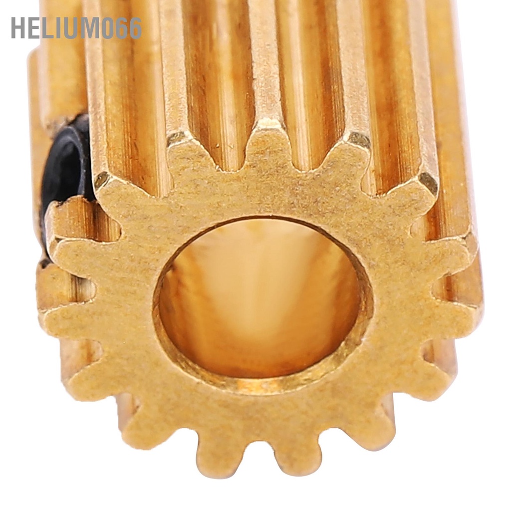 15‑Bánh răng Đồng thau có Nhông Công nghiệp Phụ kiện Robot Phần 6mm Lỗ trung tâm Helium066