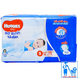 (Mẫu mới bọc kén con tằm)  Tã dán S56  Huggies