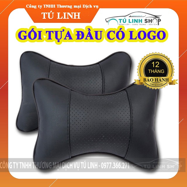 Gối tựa đầu ô tô có thêu logo hãng xe Honda, Hyundai, Kia , Toyota, Mazda, Ford, Chevrolet, Mercedes, Nissan..