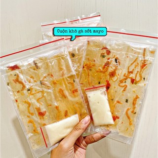 [Combo 5b] Bánh tráng cuộn khô gà chấm sốt Mayo