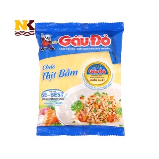 30 gói cháo gấu đỏ thịt bằm 50g