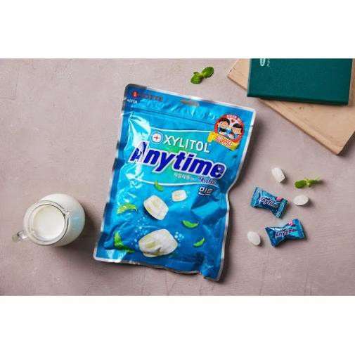 Kẹo Lotte Xylitol Anytime Bạc Hà Gói 92g