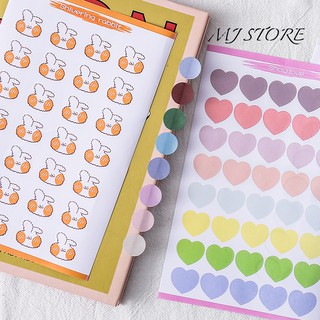 Sticker số - sticker tim - mjstore