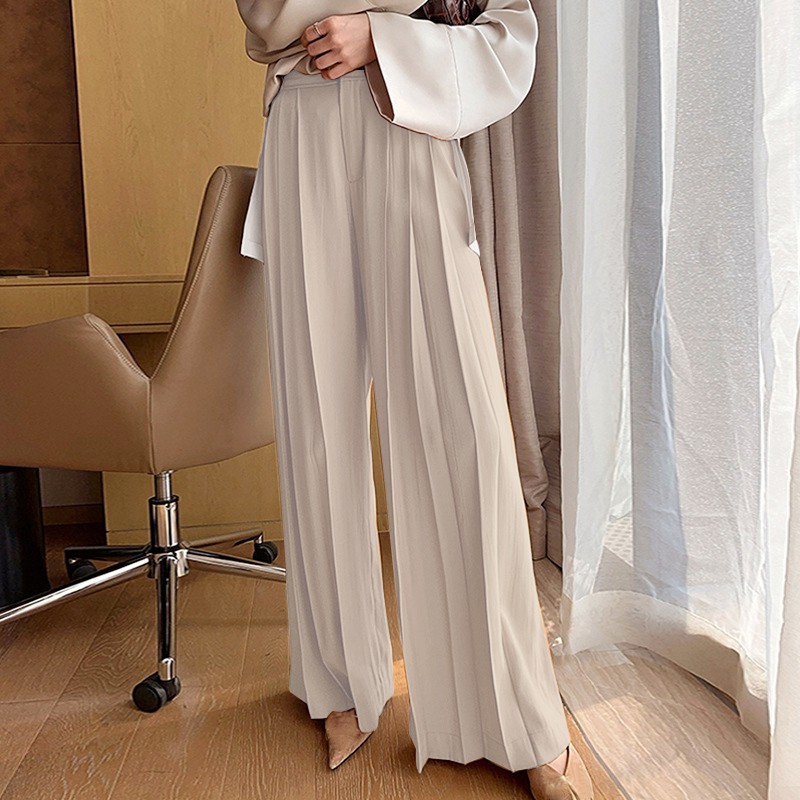 Quần Dài VONDA Ống Loe Lưng Cao Màu Trơn Cho Nữ | BigBuy360 - bigbuy360.vn