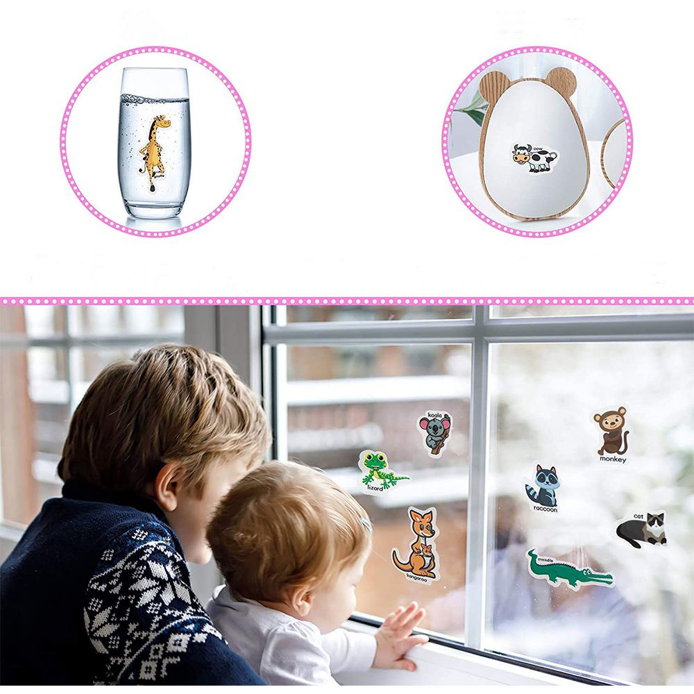 Album nhãn dán hình côn trùng hoạt hình vui nhộn có thể tái sử dụng cho bé