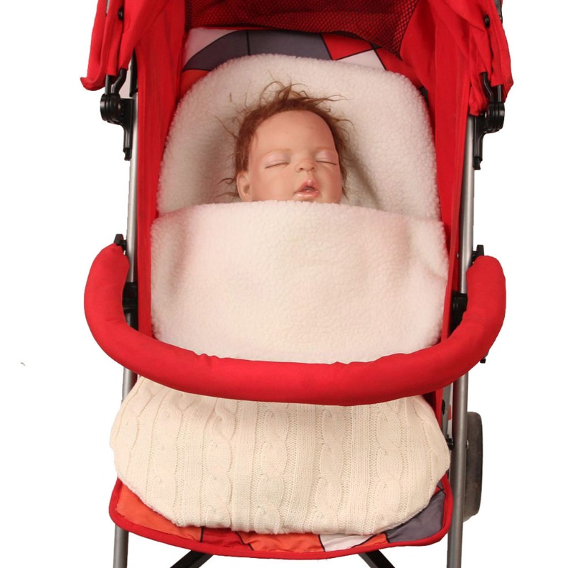 Túi Ngủ Bằng Vải Nhung Nhẹ Giữ Ấm Trong Nhà / Ngoài Trời Cho Bé