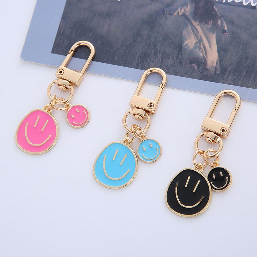 LANFY 1 Móc Khóa Hình Mặt Cười Dễ Thương Thời Trang