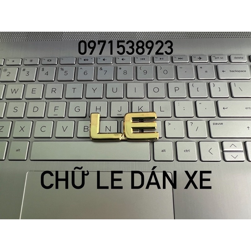 LOGO CHỮ CAMRY LE VÀNG CAO CẤP GIÁ RẺ