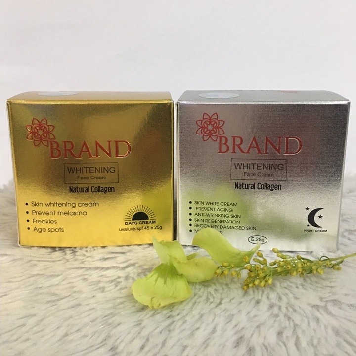 Bộ đôi kem ngày đêm nám tàn nhang Thái Lan Brand