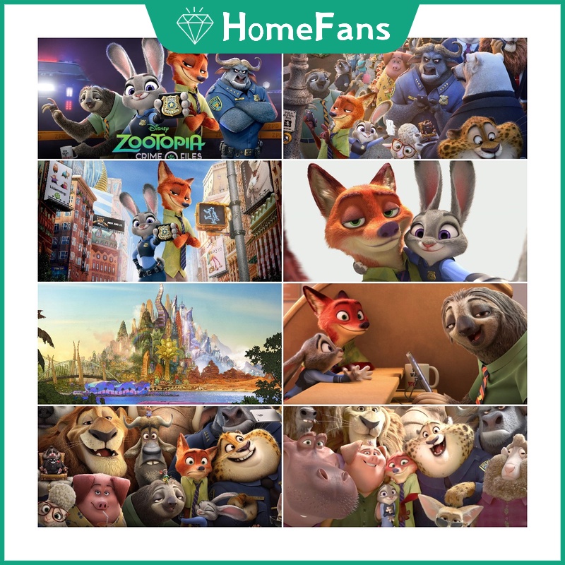 Bộ Tranh Đính Đá 5D Họa Tiết Hoạt Hình Disney Độc Đáo Kích Thước 50x30cm DIY Dùng Trang Trí Nhà Cửa