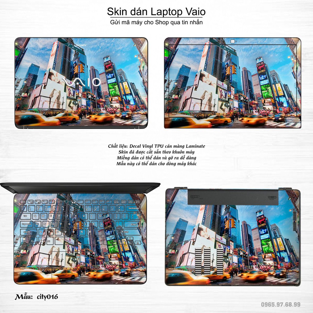 Skin dán Laptop Sony Vaio in hình thành phố _nhiều mẫu 3 (inbox mã máy cho Shop)