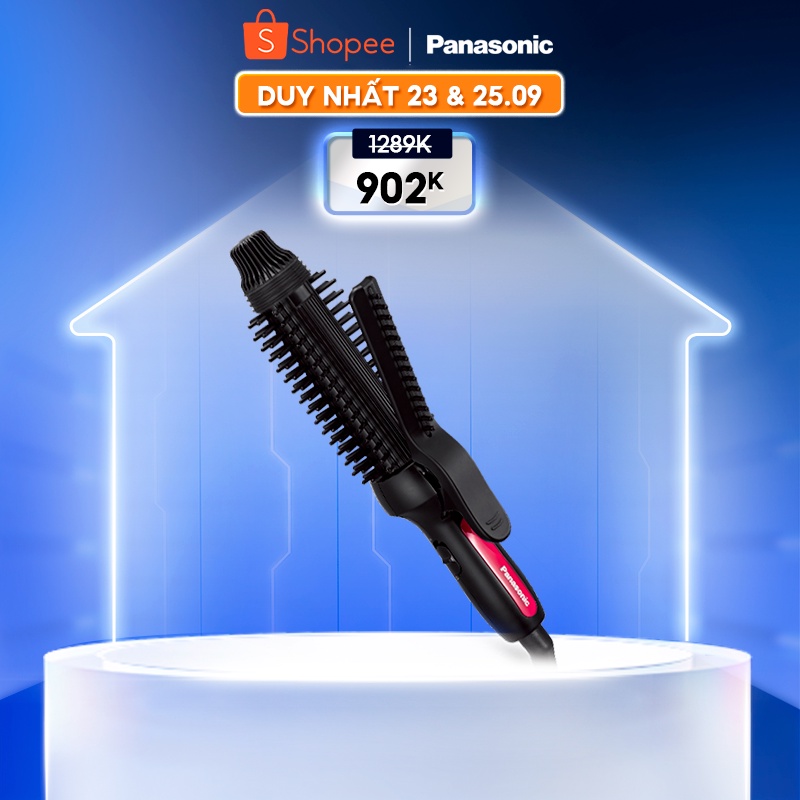 Máy uốn, duỗi và tạo kiểu tóc Panasonic EH-HT45-K645 - Hàng Chính Hãng - Đen