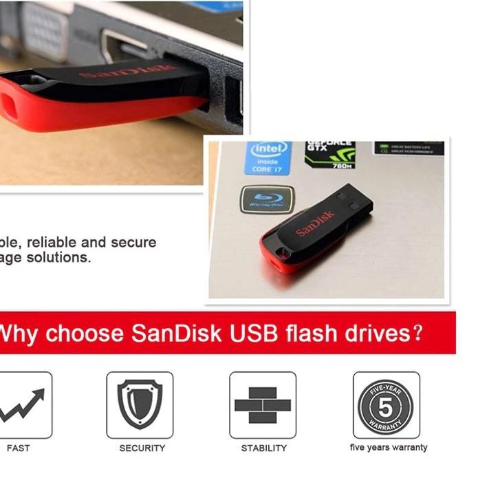Usb 2.0 Cruzer Blade Cz50 Sandisk 32gb | BigBuy360 - bigbuy360.vn