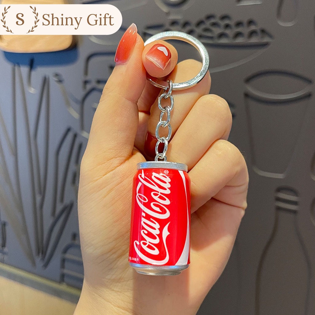 Móc khóa lon nước giải khát, lon bia mini