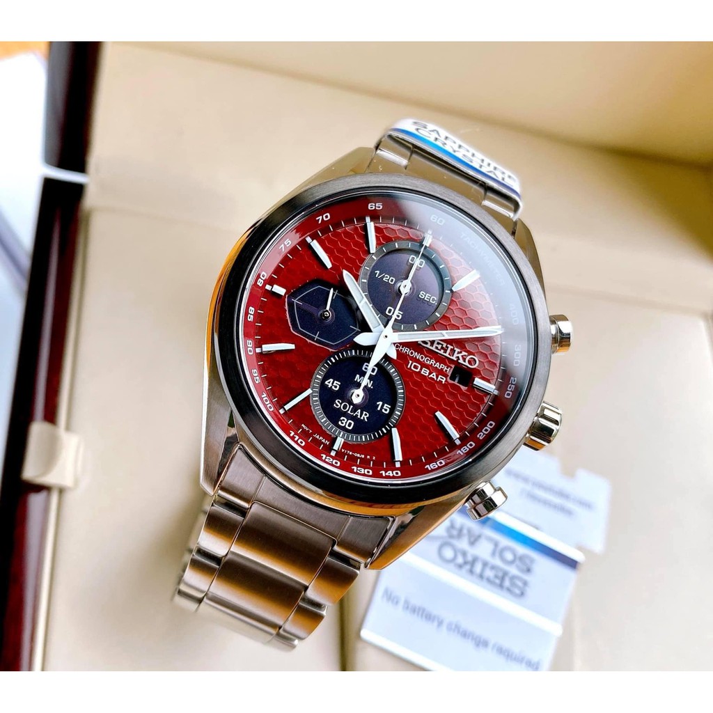 🎉 Đồng hồ nam Seiko Solar SSC771P1 Macchina Sportiva 🎉