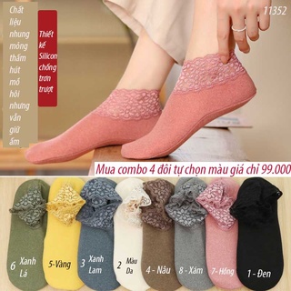 Combo 4 đôi tất cotton