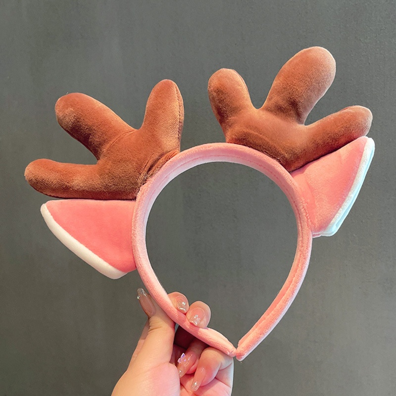 Flgo Băng Đô Cài Tóc Rửa Mặt Hình Tai Hươu Hoạt Hình Dễ Thương