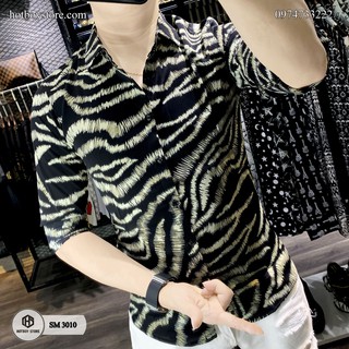 Áo sơ mi nam luxury họa tiết sang trọng - SM3010 nam_shop6666