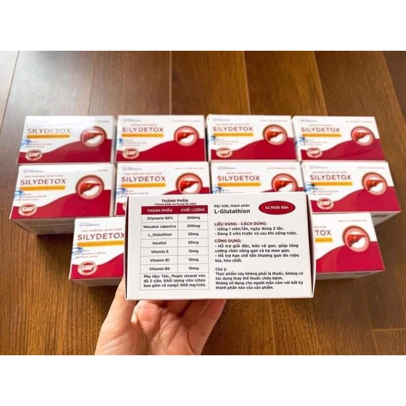 Viên uống đẹp da, mát gan Silydetox 60 viên