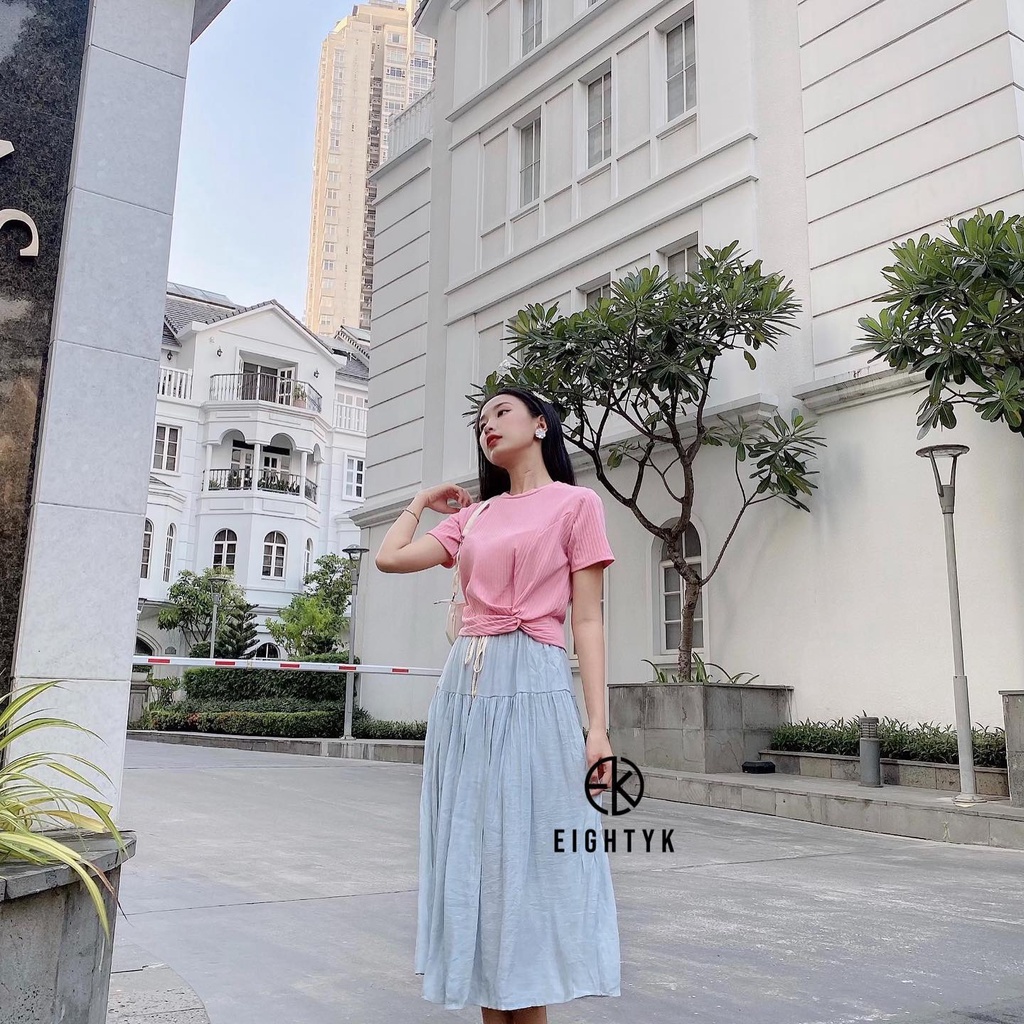 Chân Váy Maxi Phối Dây Lưng | BigBuy360 - bigbuy360.vn