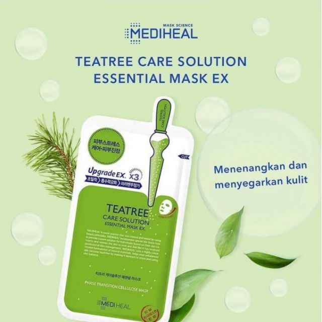 [CHÍNH HÃNG] Mặt Nạ Dưỡng Da Mediheal Essential Mask 25ml Hàn Quốc tea tree