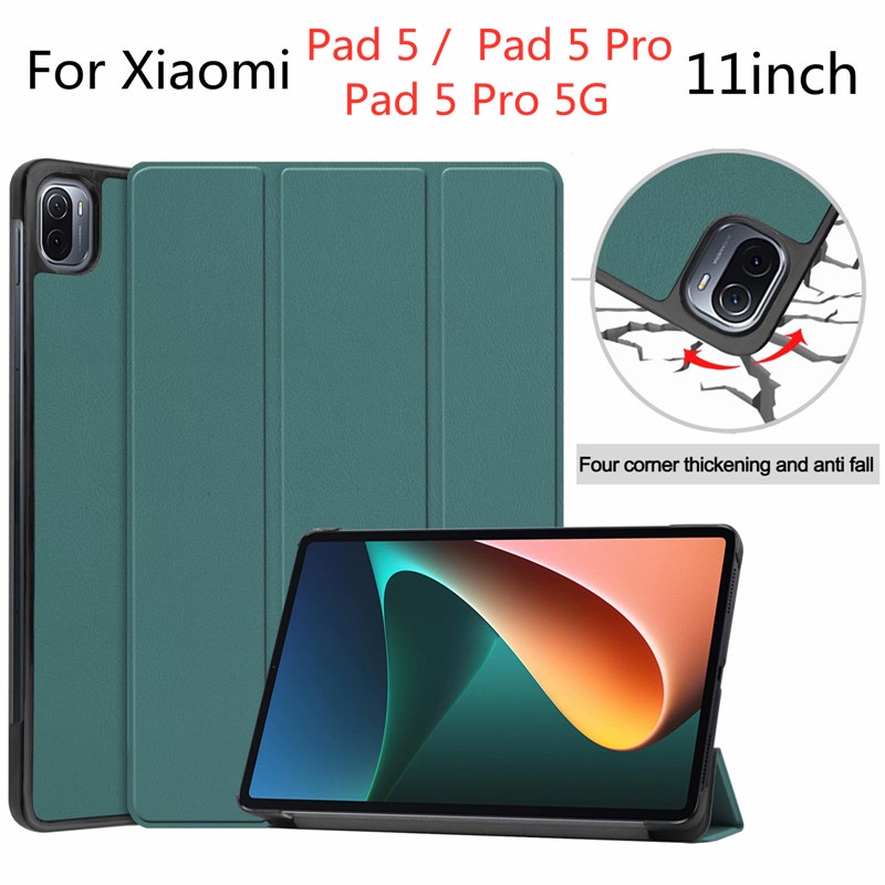 Ốp máy tính bảng bằng da PU có thể điều chỉnh cho Xiaomi Pad 5 Xiaomi Pad 5 Pro 5G 11inch