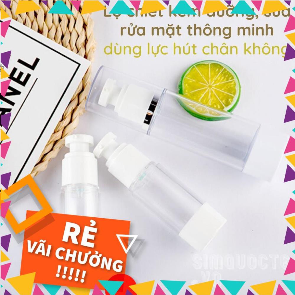 Lọ chiết mỹ phẩm dầu gội sữa rửa mặt hút chân không