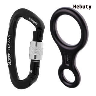 Khóa vít 25kn leo núi carabiner + mô hình dây 35kn