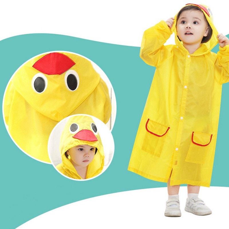 Áo Mưa Hình Động Vật Cho Bé Từ 2-9 Tuổi