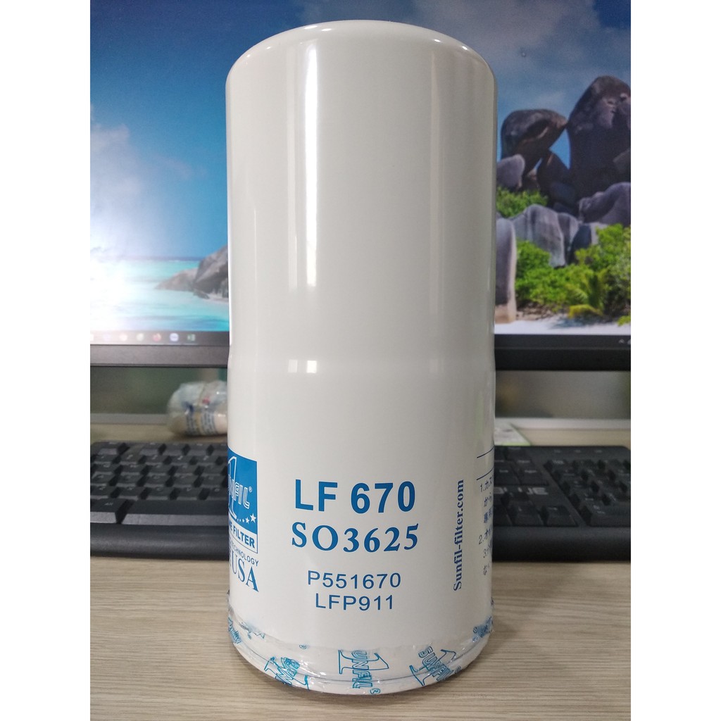 Lọc nhớt động cơ CUMMINS LF670 - Sunfil 1